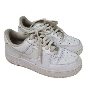 Nike Air Force 1 White Sneakers Size 5.5